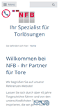 Mobile Screenshot of nfb-gmbh.com